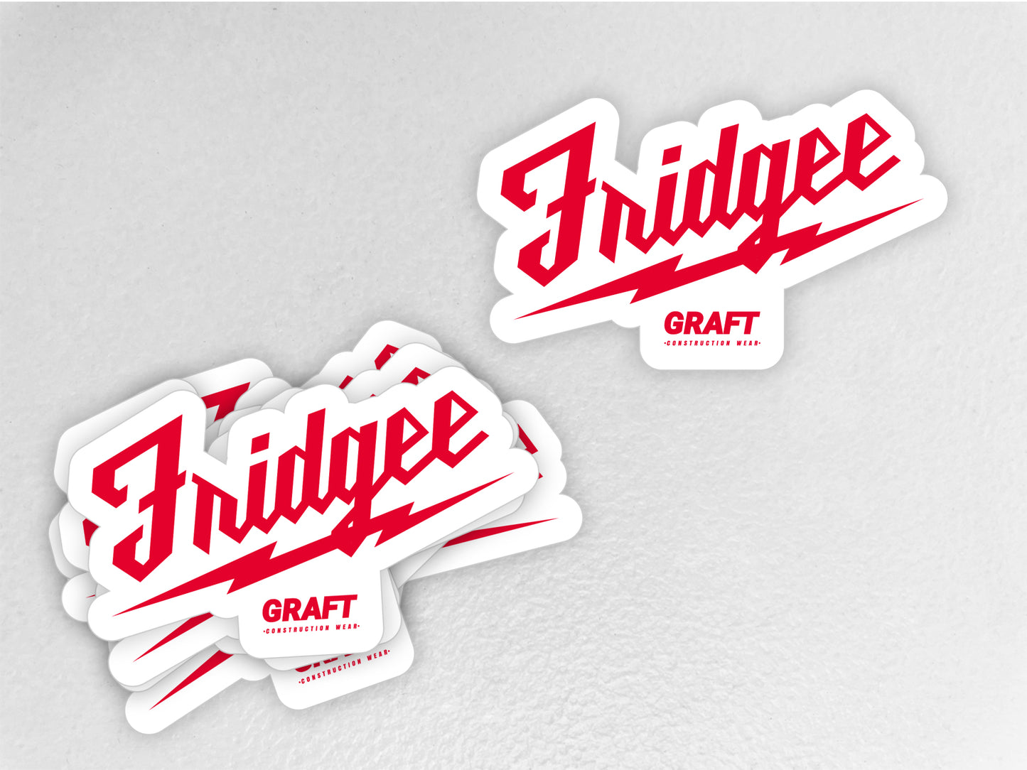 Fridgee Hard Hat Sticker