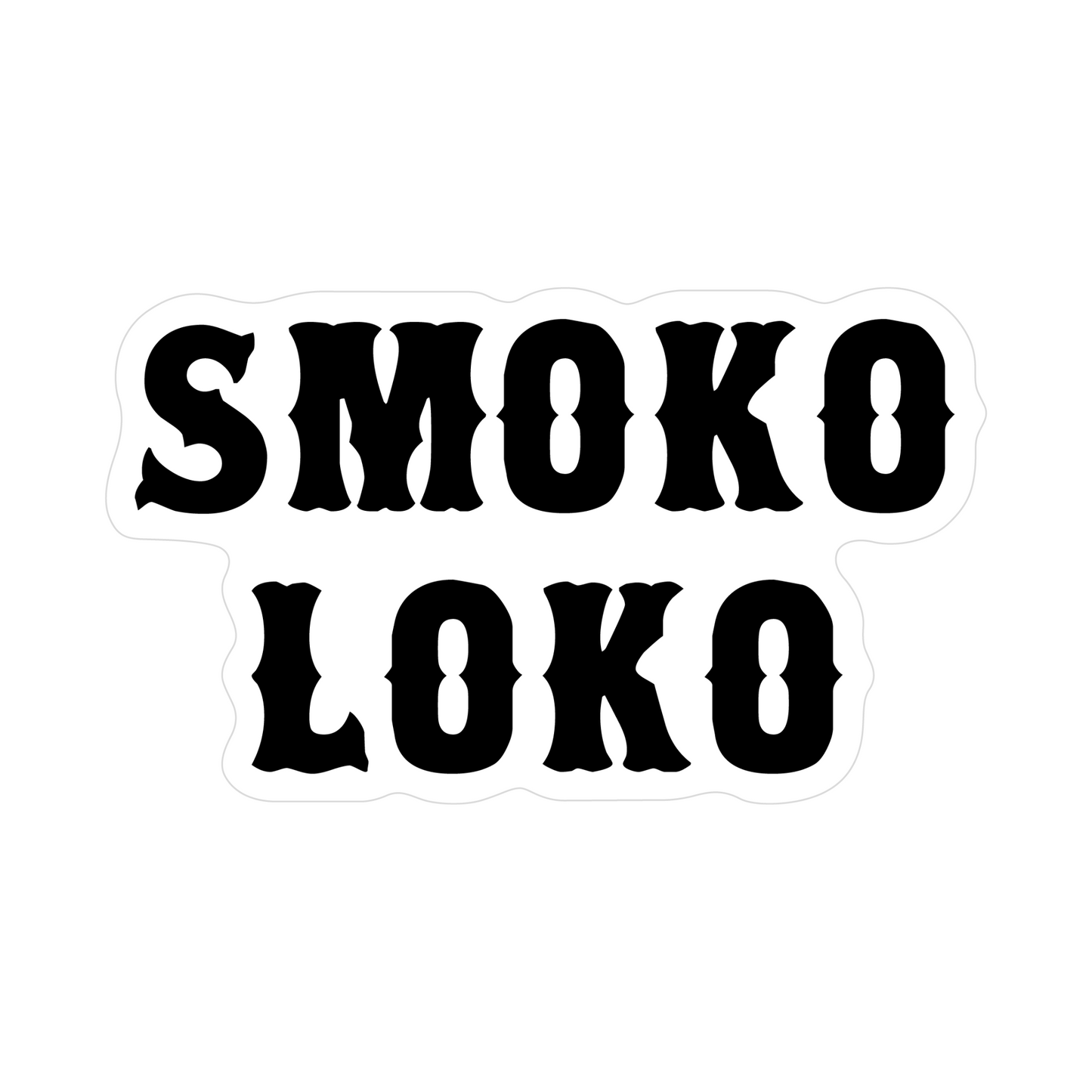 SMOKO LOKO Hard Hat Sticker