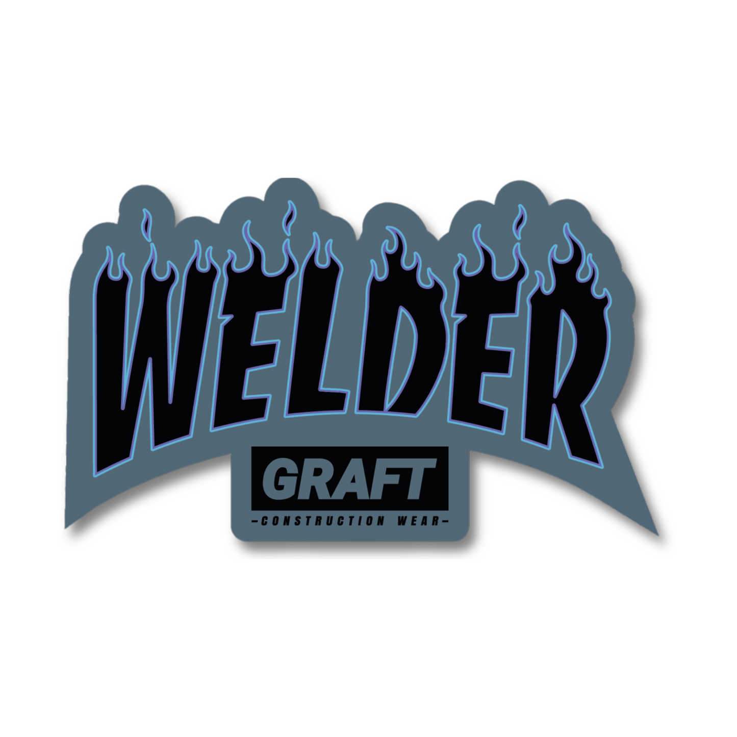 WELDER - Flame Series Hard Hat Sticker