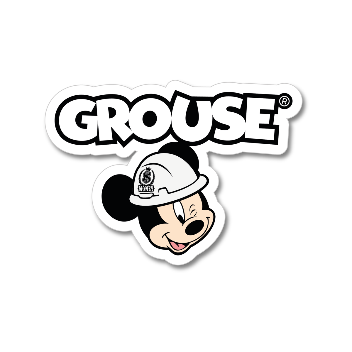 Grouse Hard Hat Sticker