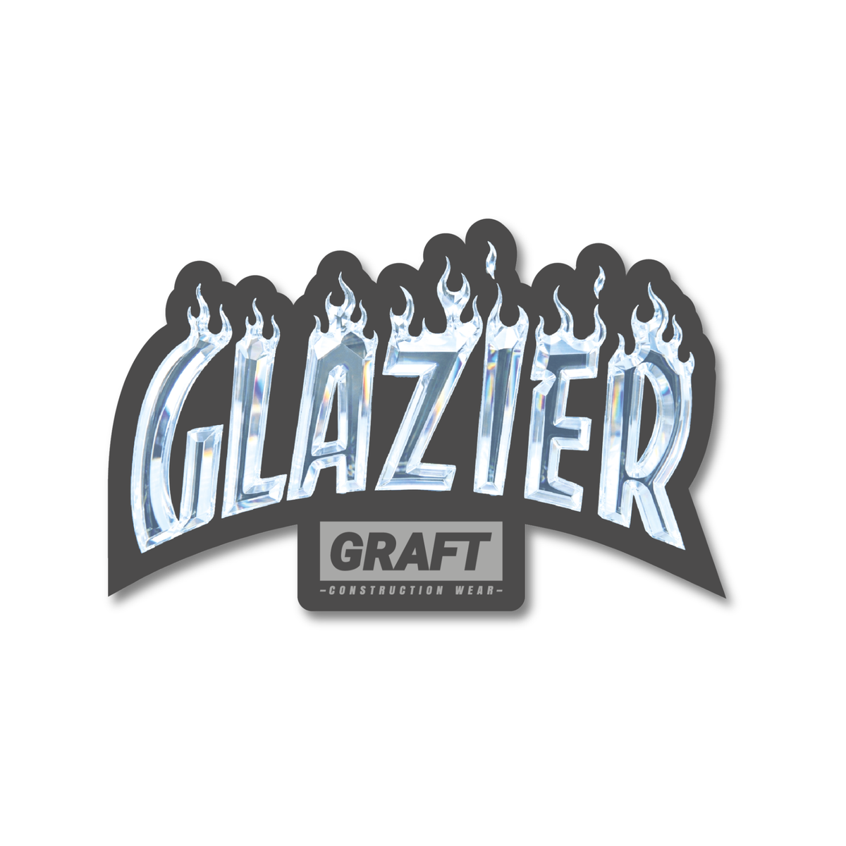 Glazier Hard Hat Sticker