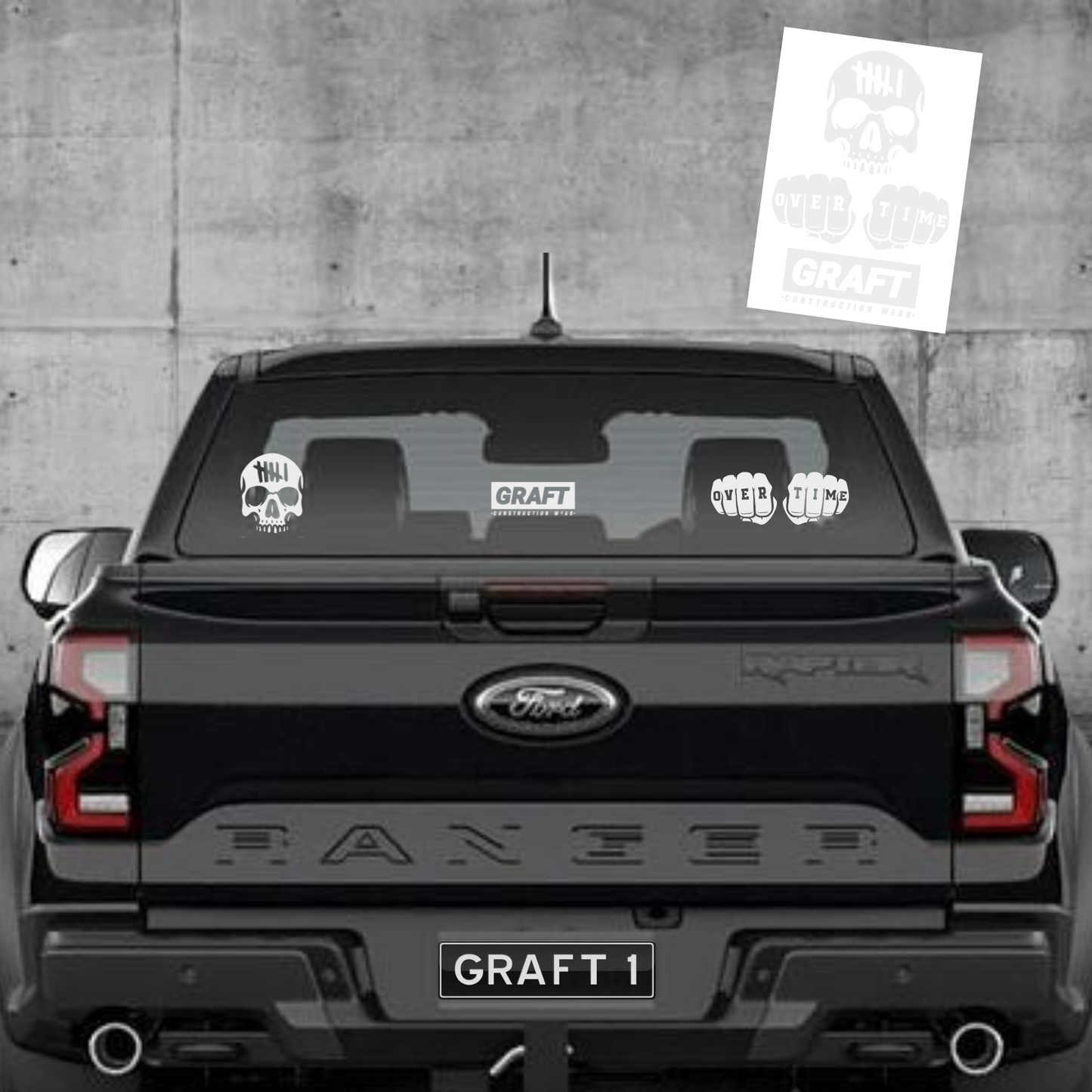 Car Decal Combo A4 Sticker Sheet