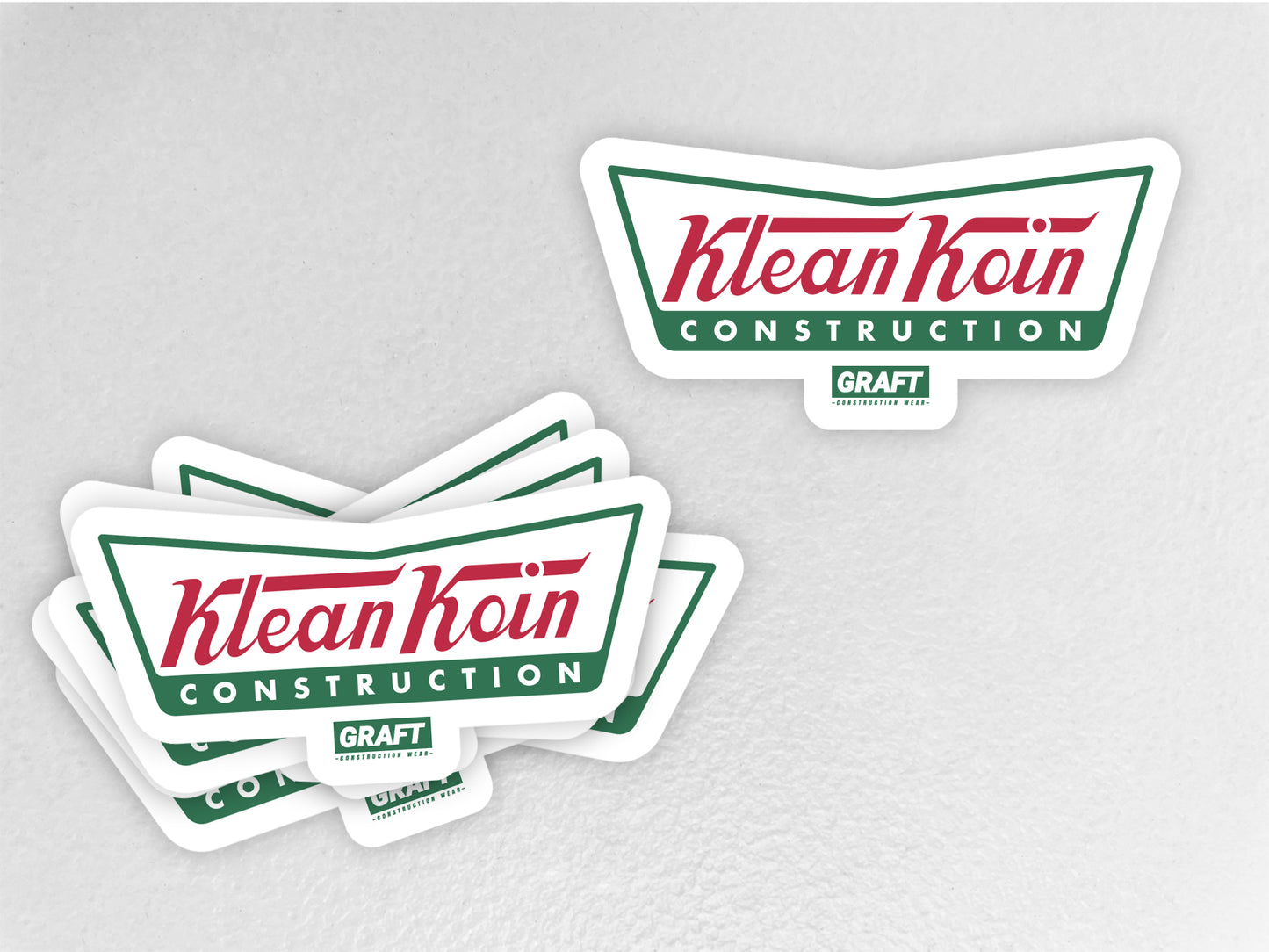 Klean Koin Hard Hat Sticker