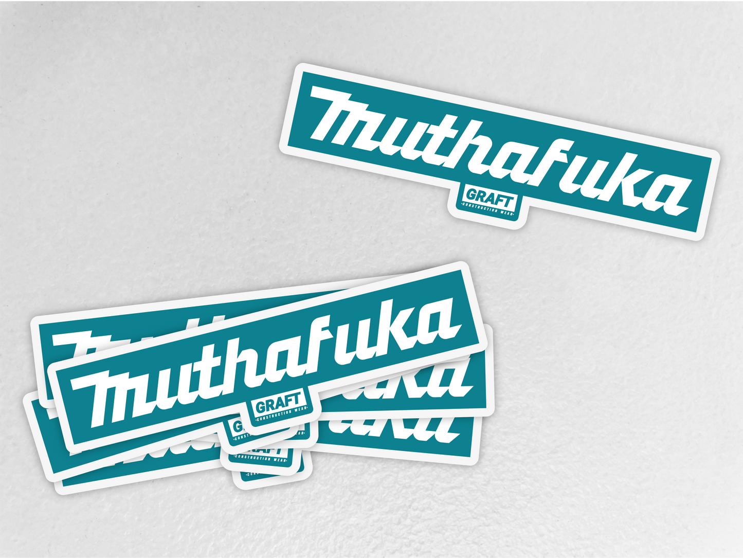 Muthafuka Hard Hat Sticker