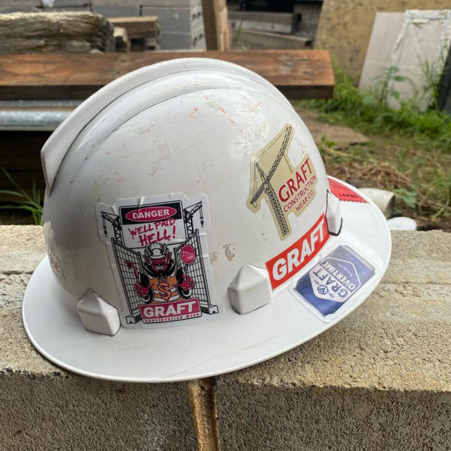 GEAR FOR IN HERE HARD HAT STICKER