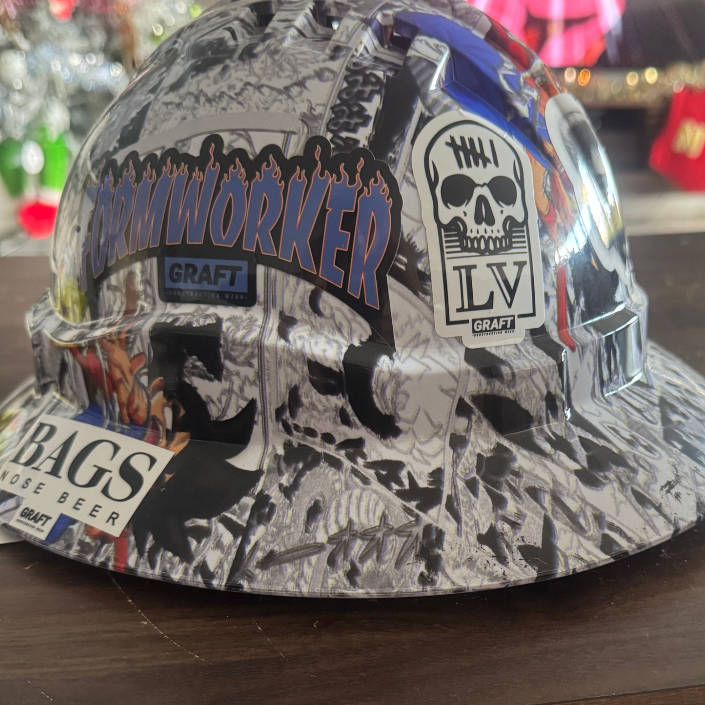 FORMWORKER - Flame Series Hard Hat Sticker