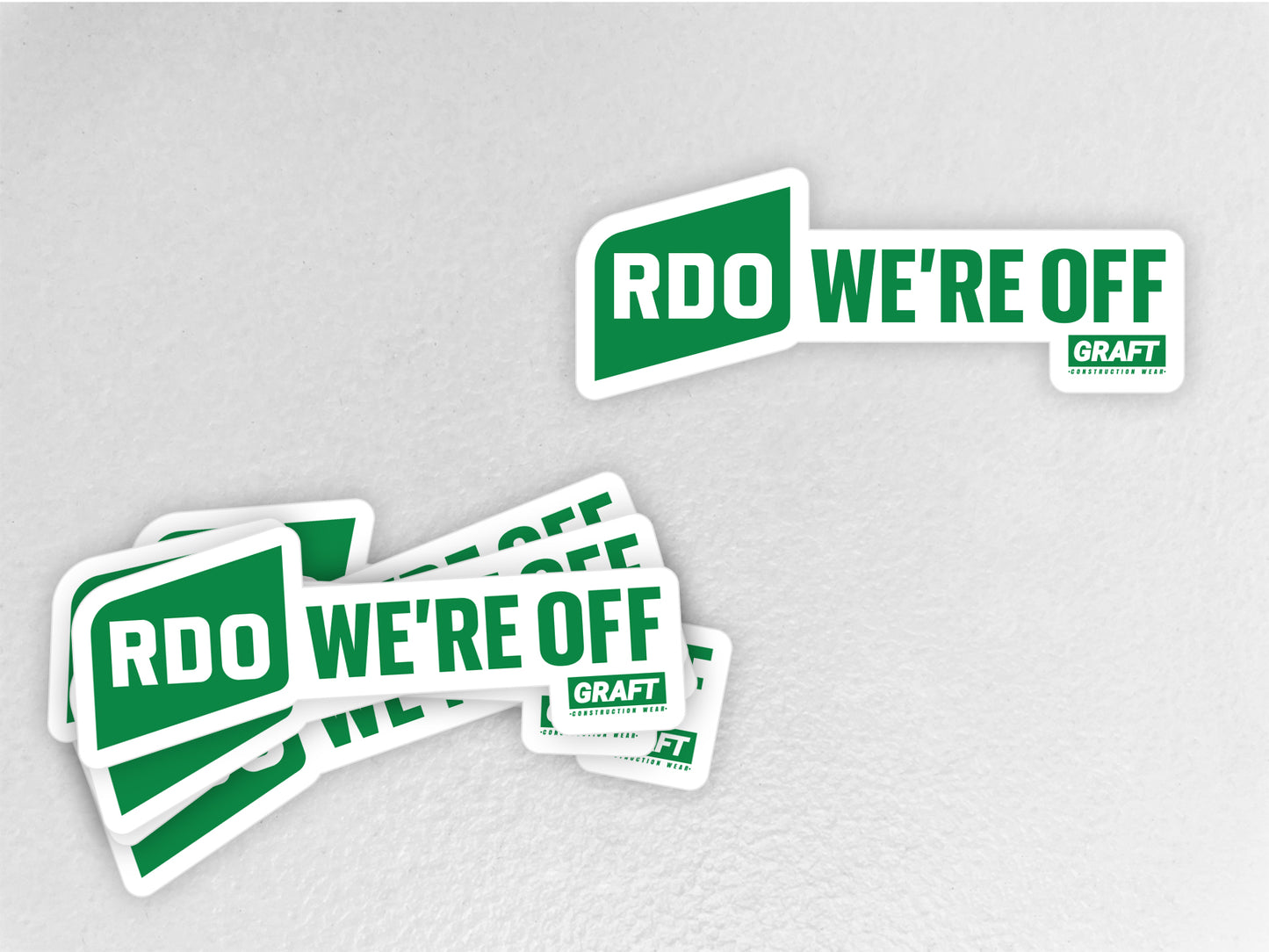 RDO Hard Hat Sticker