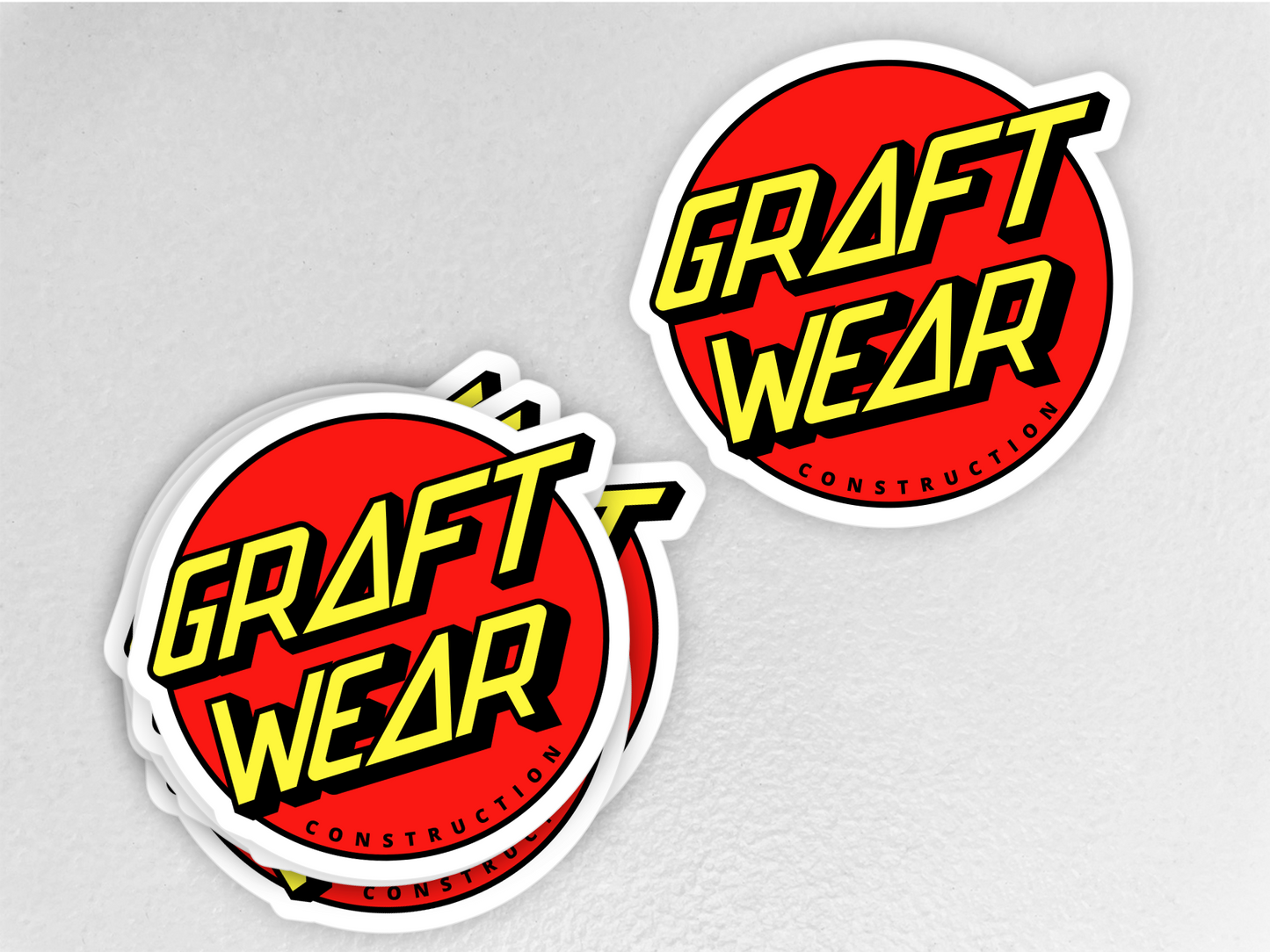 Cruzy GRAFT WEAR Hard Hat Sticker