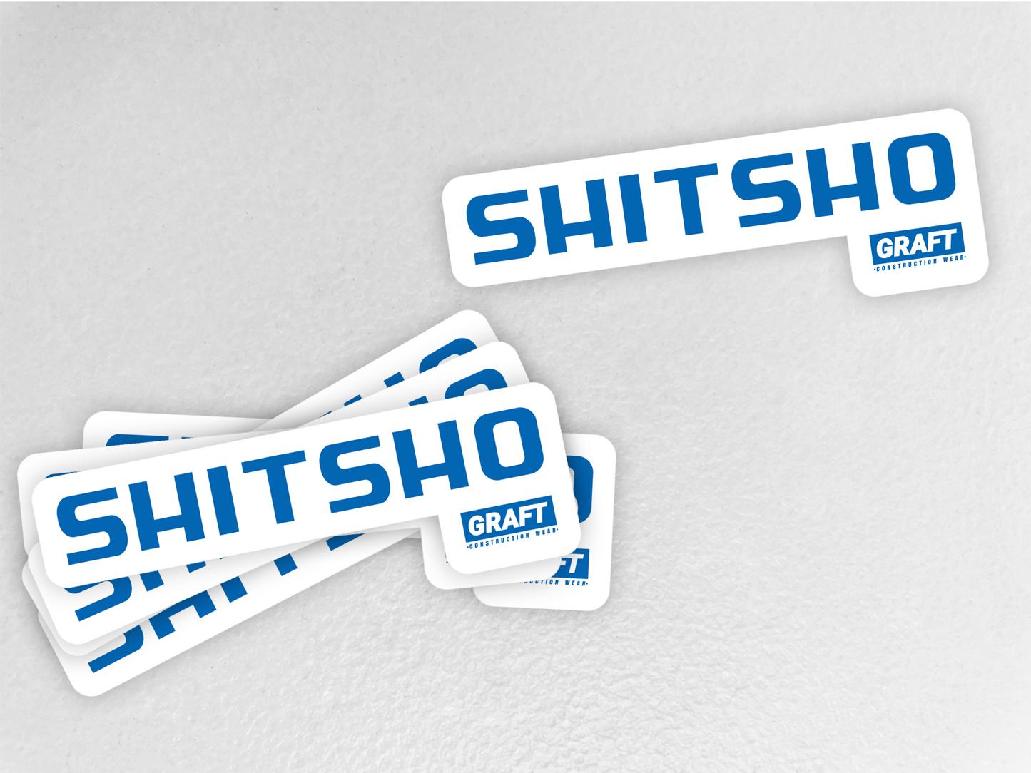 Shitsho Hard Hat Sticker