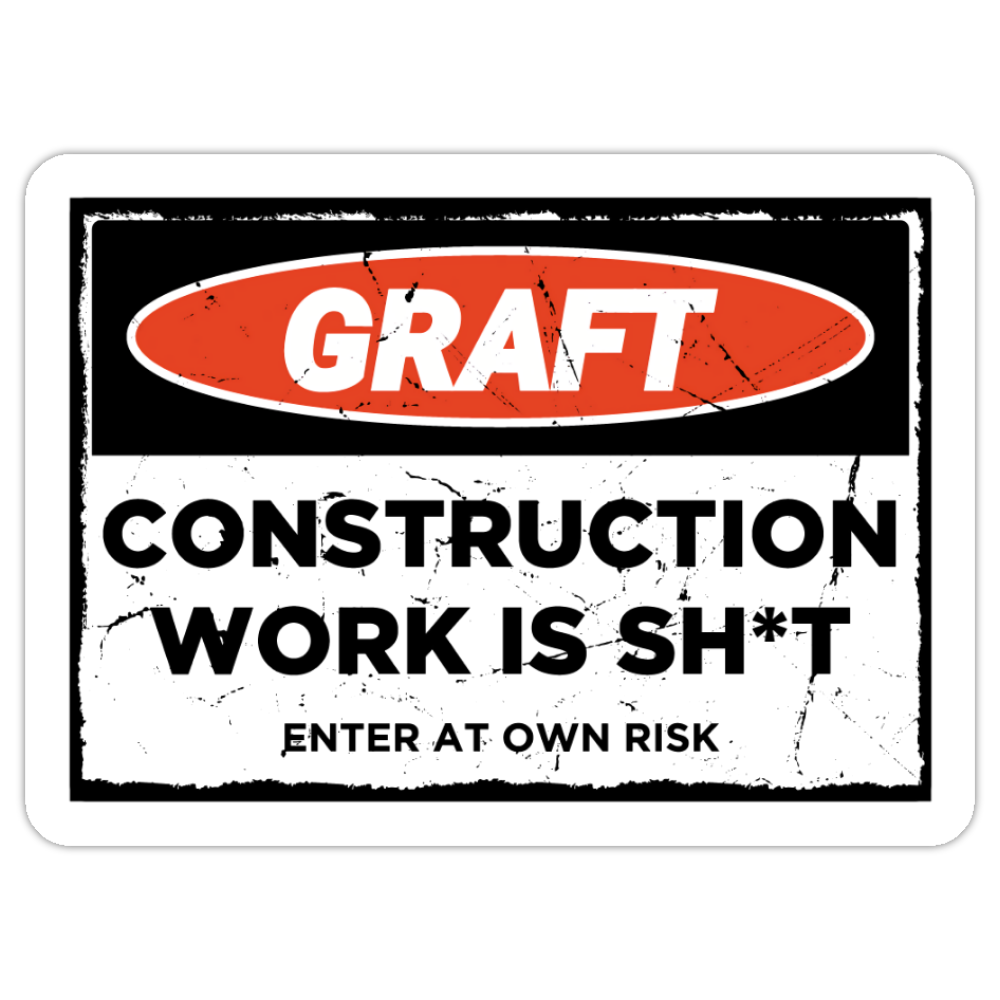 DANGER HARD HAT STICKER
