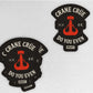 Crane Crue CC Hard Hat Sticker