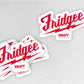 Fridgee Hard Hat Sticker