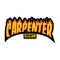 CARPENTER - Flame Series Hard Hat Sticker