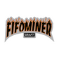 FIFO MINER - Flame Series Hard Hat Sticker