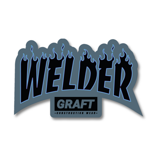 WELDER - Flame Series Hard Hat Sticker