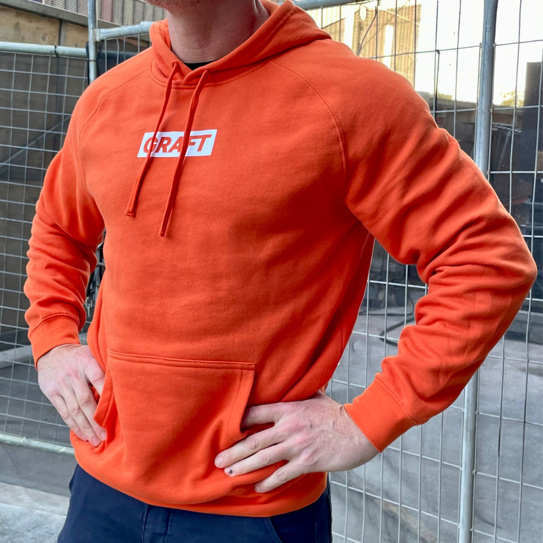 GRAFT Wear Orange Construction Hoodie Graft Wear