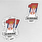 #1 Serbian Hard Hat Sticker