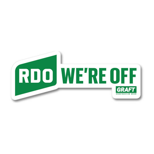 RDO Hard Hat Sticker