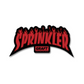 Sprinkler - Flame Series Hard Hat Sticker