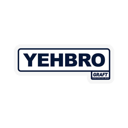 YEHBRO Hard Hat Sticker