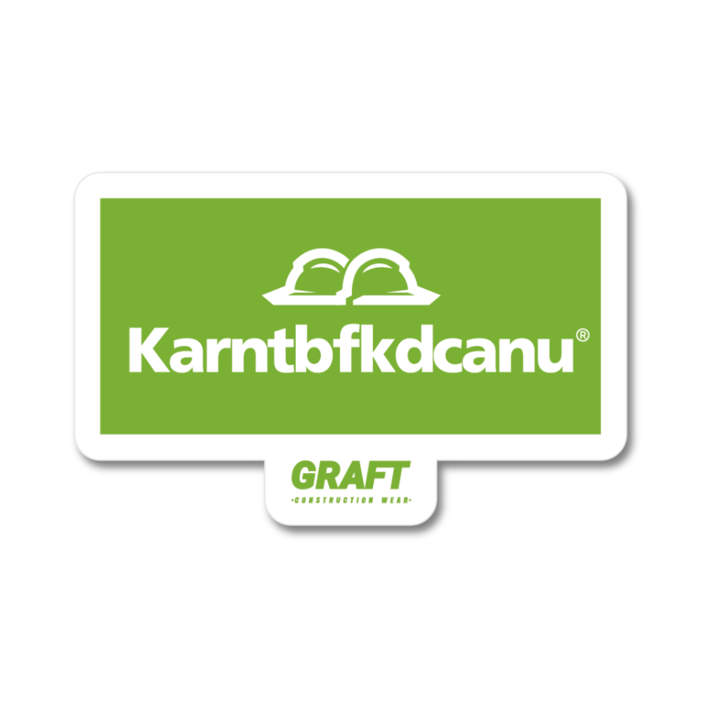 Karntbfkdcanu Hard Hat Sticker