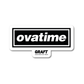 Ovatime Hard Hat Sticker