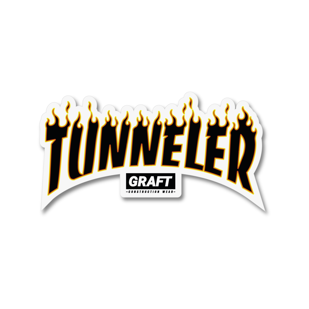 Tunneler Hard Hat Sticker