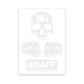 Car Decal Combo A4 Sticker Sheet