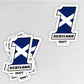 #1 Scotland Hard Hat Sticker