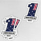 #1 Australia Hard Hat Sticker