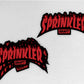 Sprinkler - Flame Series Hard Hat Sticker