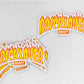 BRICKLAYER - Flame Series Hard Hat Sticker