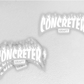 CONCRETER - Flame Series Hard Hat Sticker