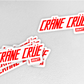 Crane Crue Hard Hat Sticker