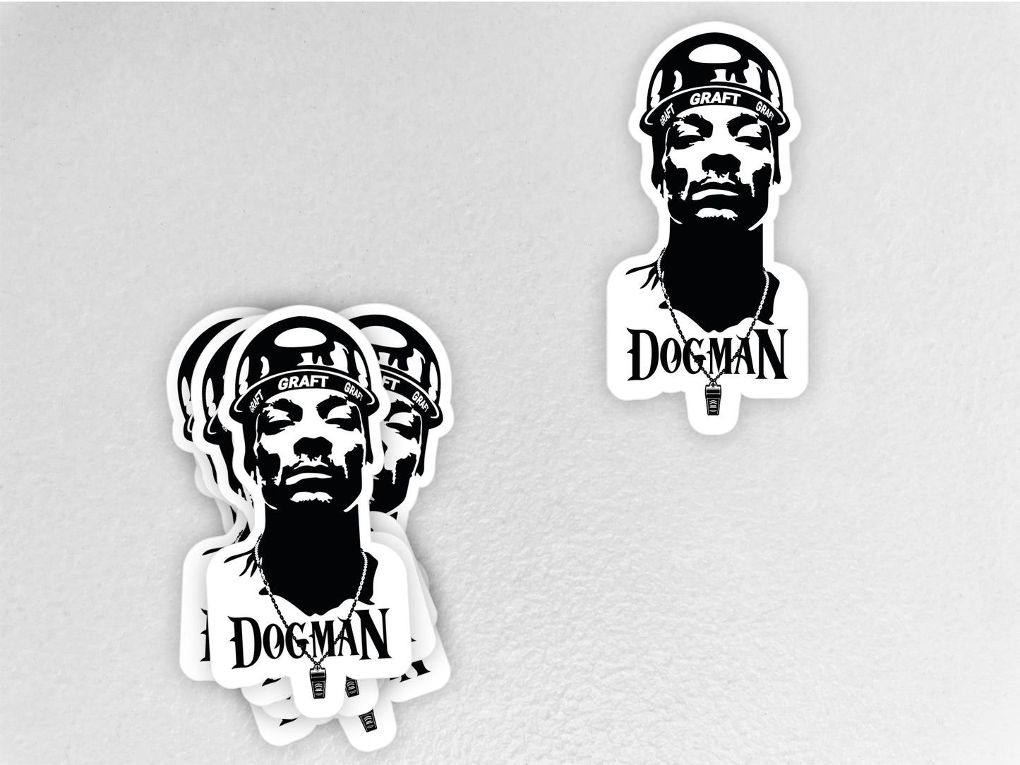 Dogman Hard Hat Sticker
