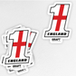 #1 England Hard Hat Sticker