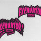 EXCAVATOR - Flame Series Hard Hat Sticker