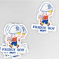 Fridgy Boy Hard Hat Sticker