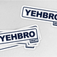YEHBRO Hard Hat Sticker