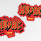 HVAC Hard Hat Sticker