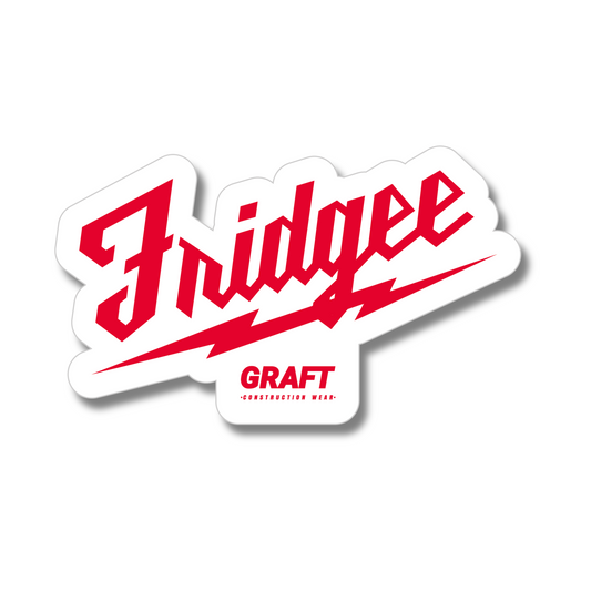 Fridgee Hard Hat Sticker