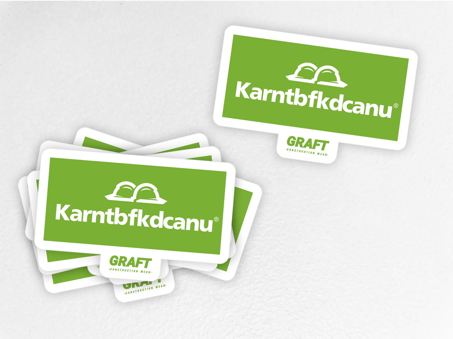 Karntbfkdcanu Hard Hat Sticker