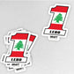 #1 Lebo Hard Hat Sticker