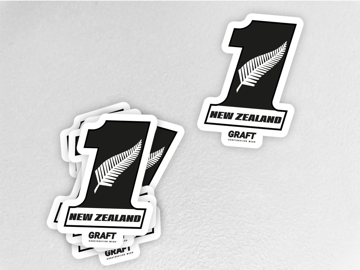 #1 New Zealand Hard Hat Sticker