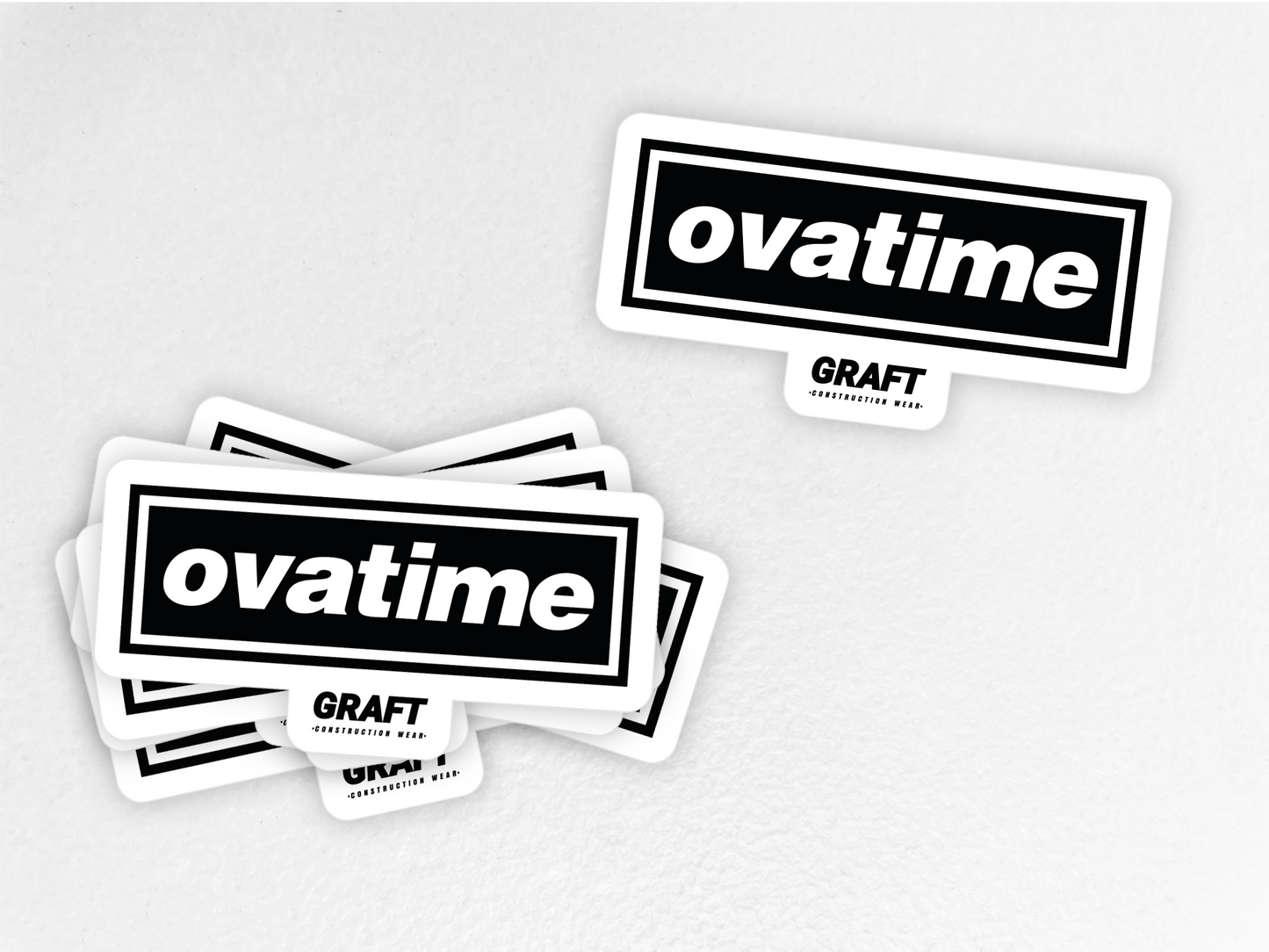 Ovatime Hard Hat Sticker