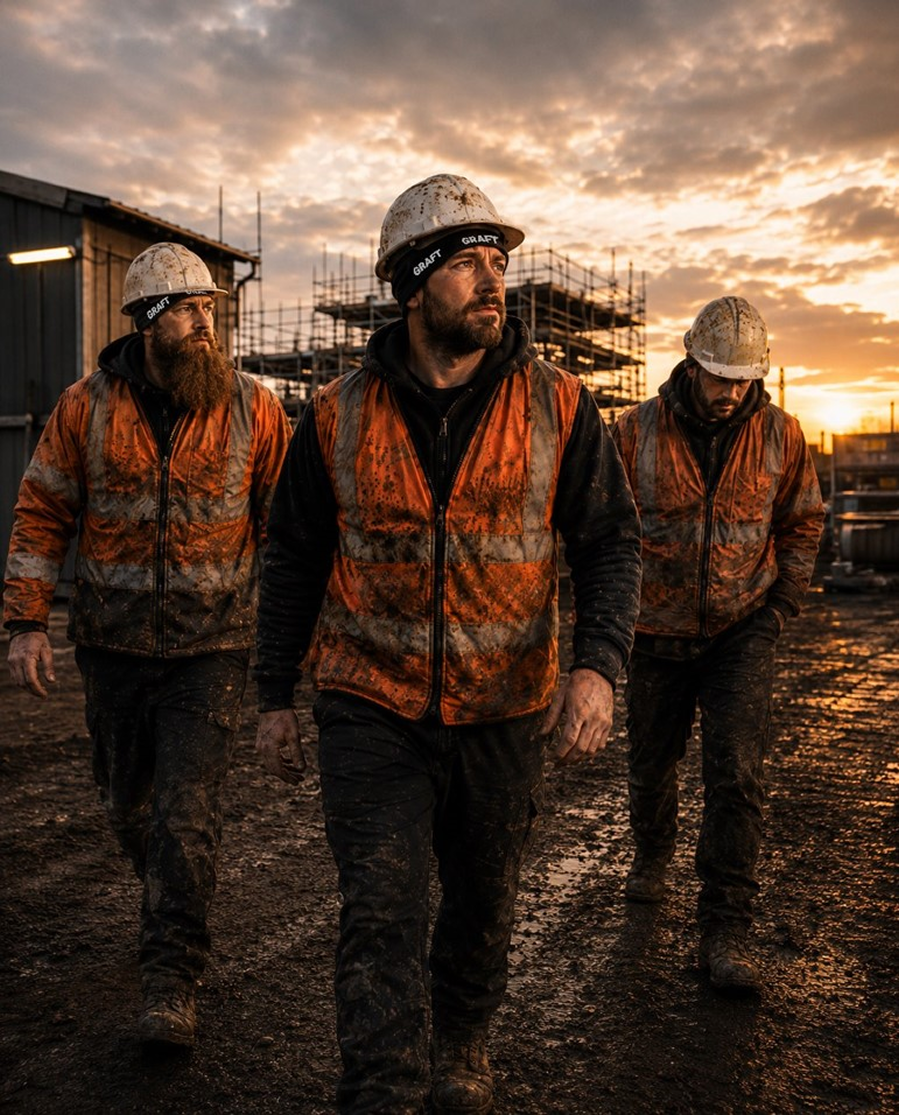 Workers on site