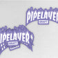 PIPELAYER - Flame Series Hard Hat Sticker