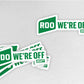 RDO Hard Hat Sticker