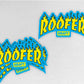ROOFER - Flame Series Hard Hat Sticker