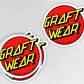 Cruzy GRAFT WEAR Hard Hat Sticker